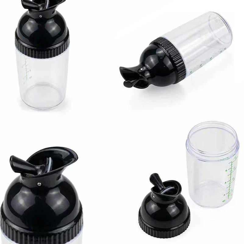 Customized Logo Salad Sauce Container Oil Bottle Kitchen Spice Dispenser Leak Proof