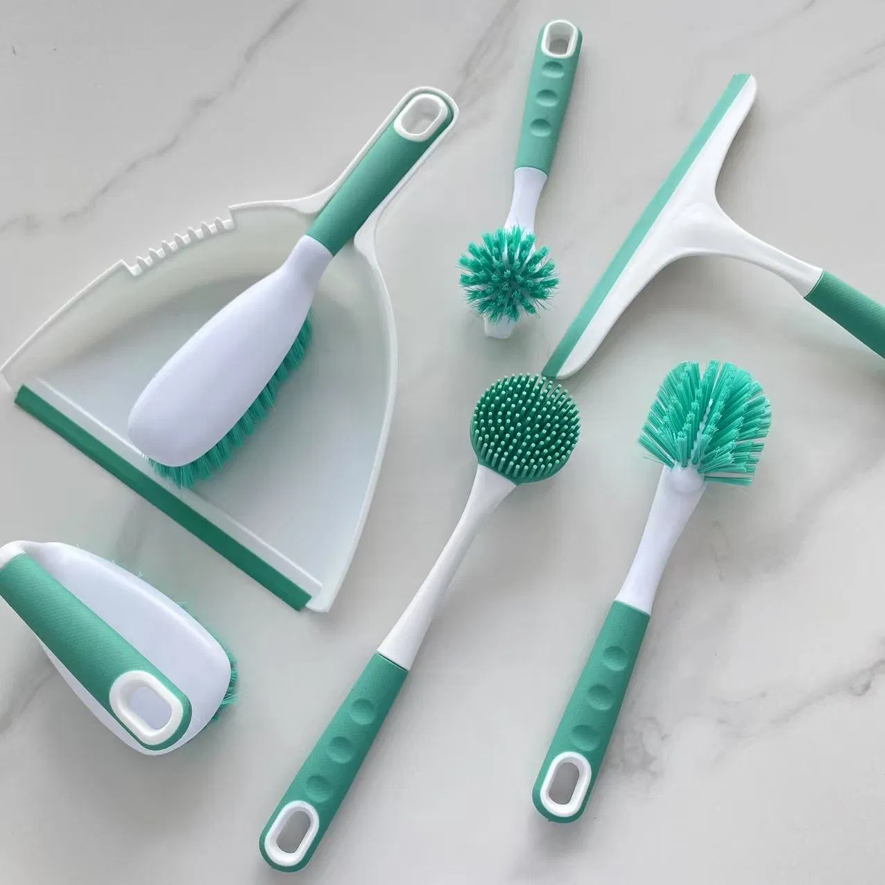 Soft Scraper Window Cleaner with Plastic Handle Home Bathroom Shower Glass Wiper Glass Squeegee