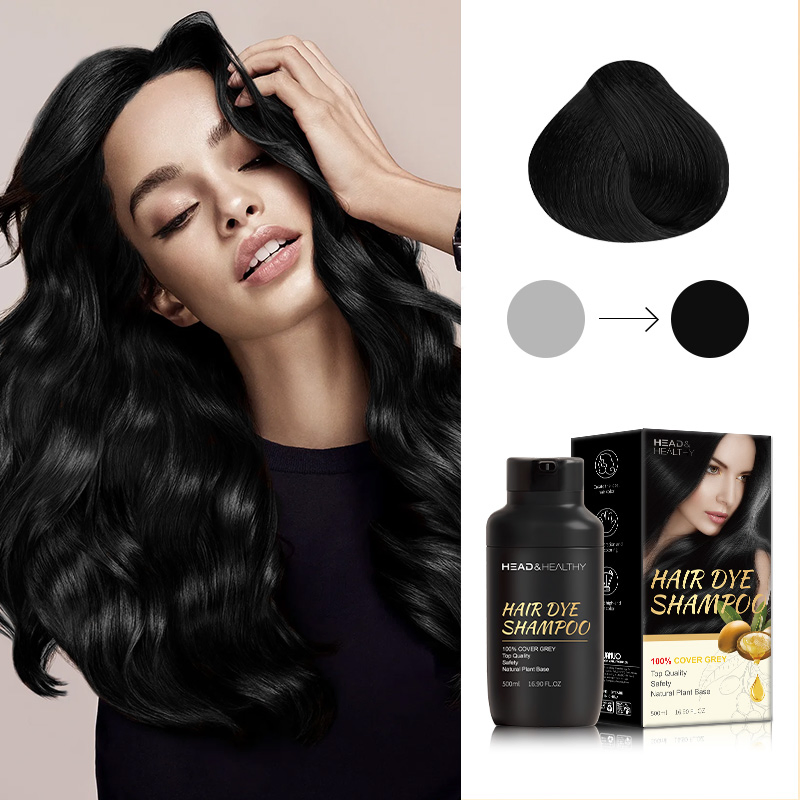 Revitalizing Hair Color Dye Shampoo - 500ml Custom Formula