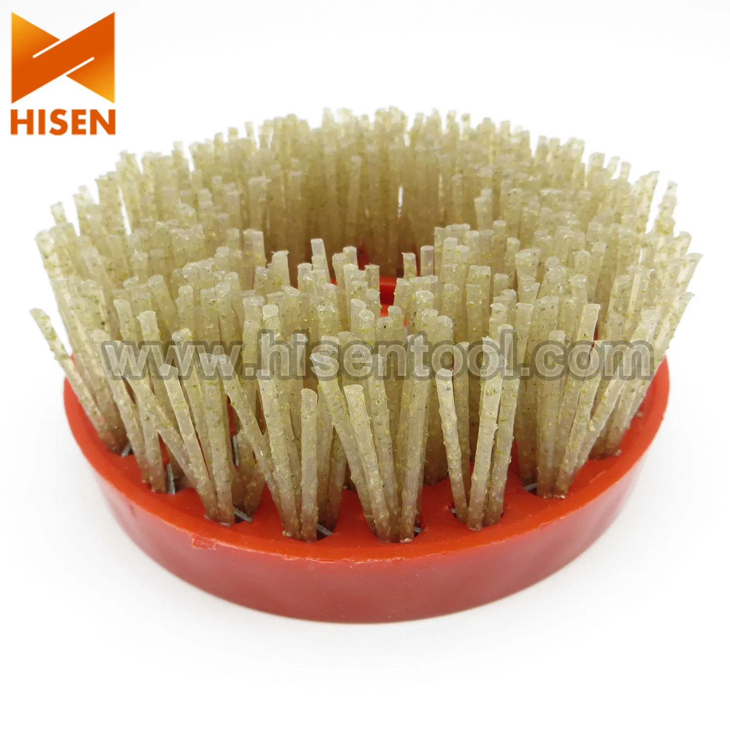 Алмазная щетка M14 110мм для полировки гранита