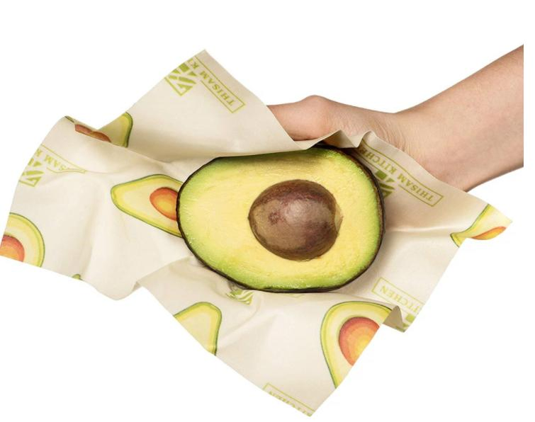 Reusable Beeswax Wraps Washable Organic Cotton Beeswax Food Packaging Wrap