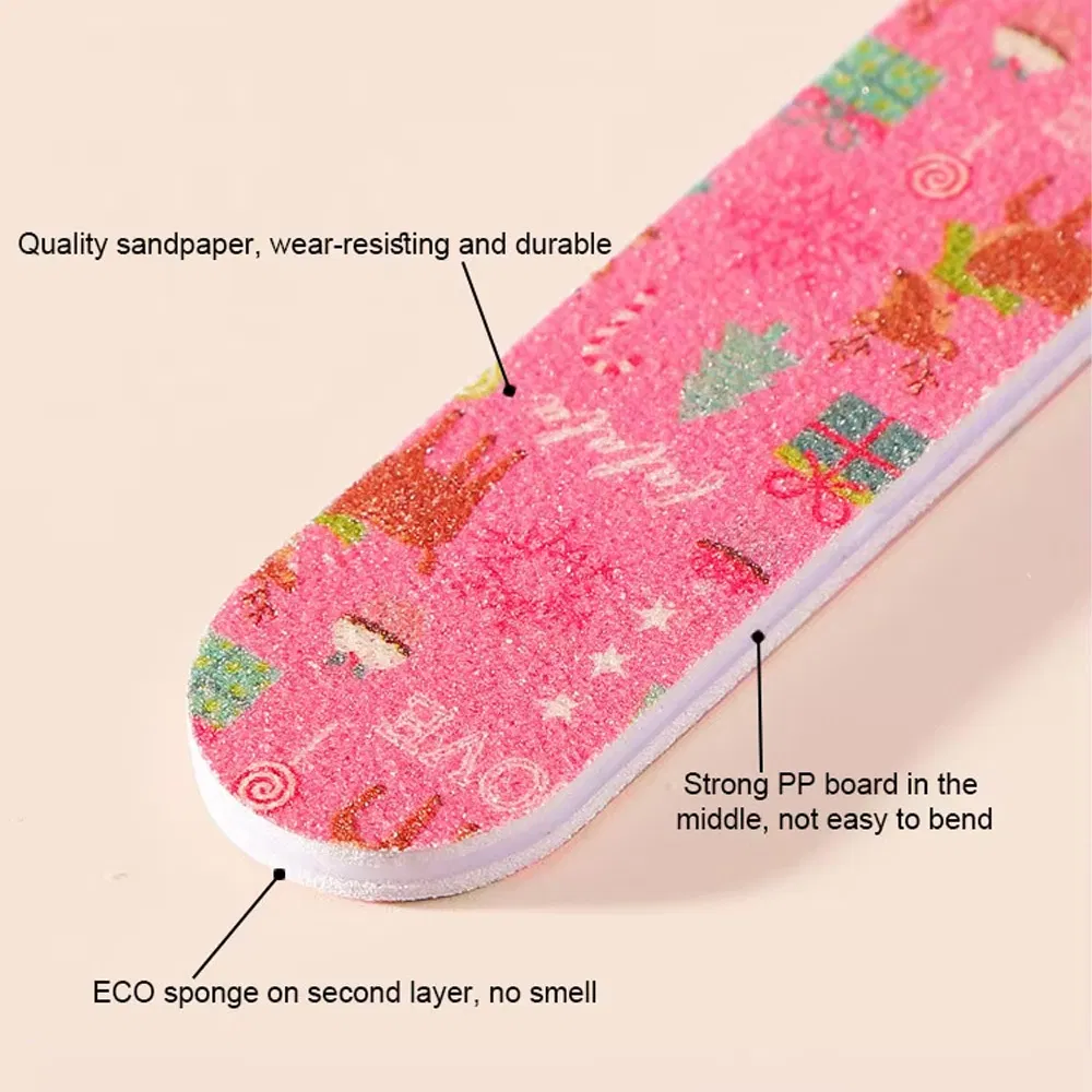 Grit 80/100/120/150/180/240 Double Sided Nails Care File Wholesale Nail Art Buffer Manicure Tool