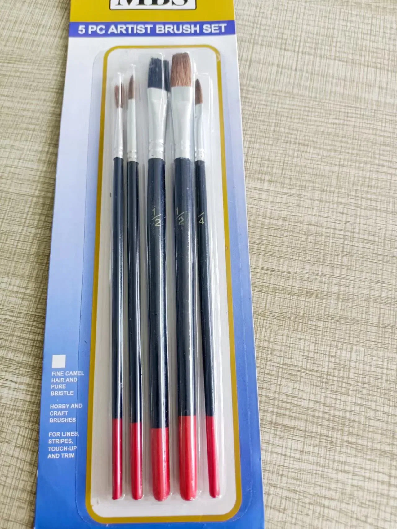 Набор кистей для живописи, 6 шт.