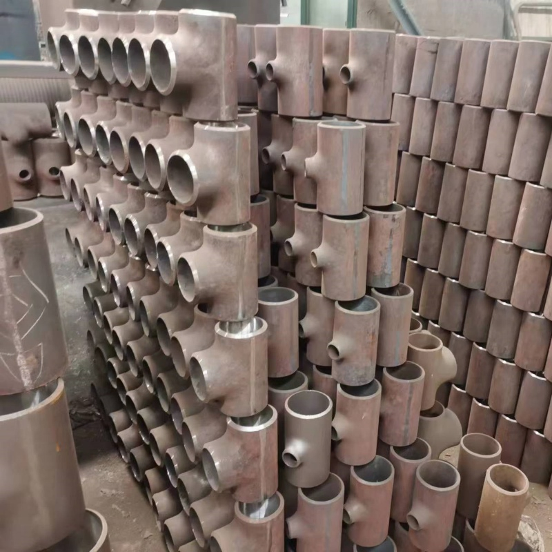 Butt Welded Union Pipe Fitting Carbon Steel Stainless Steel 304 316 Straight Equal Reducing Threaded Y Type Seamless Cross Tee