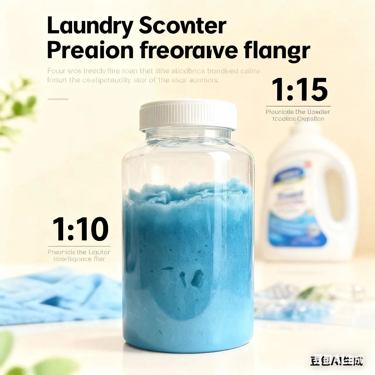 Concentrated Laundry Liquid 1: 15 Supply Fragrant