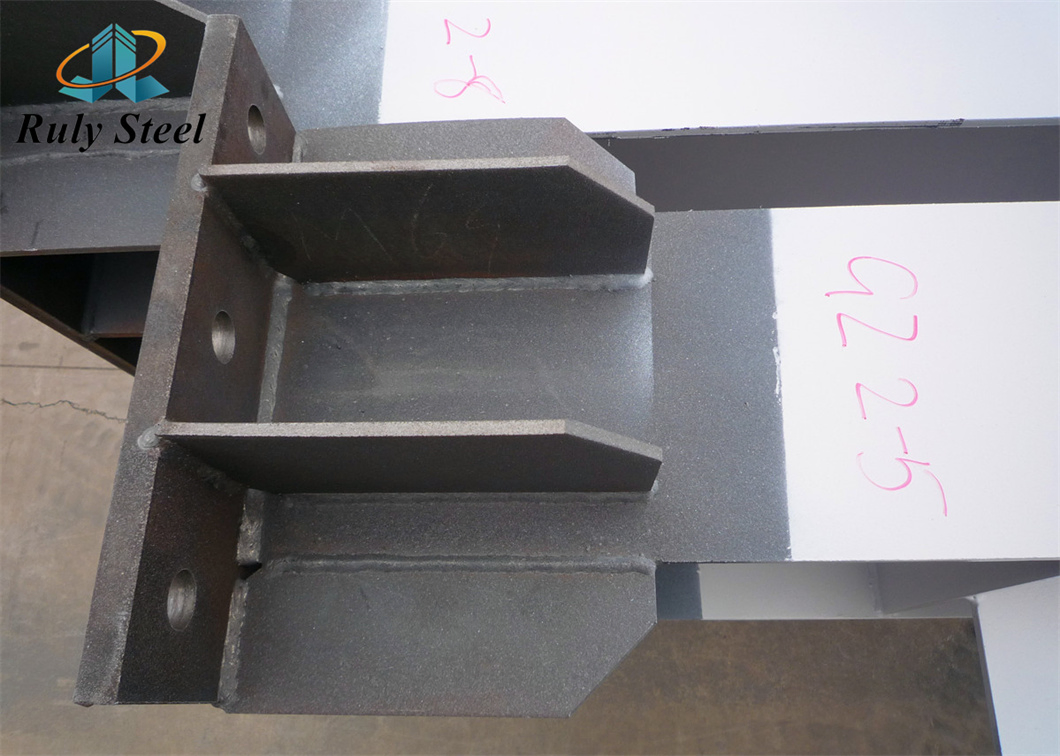 Q235B/Q355b ISO CE Certification Hot-Dipped Galvanized/Surface Layer Painted Twice Light Steel Structure H Section Column/Beam