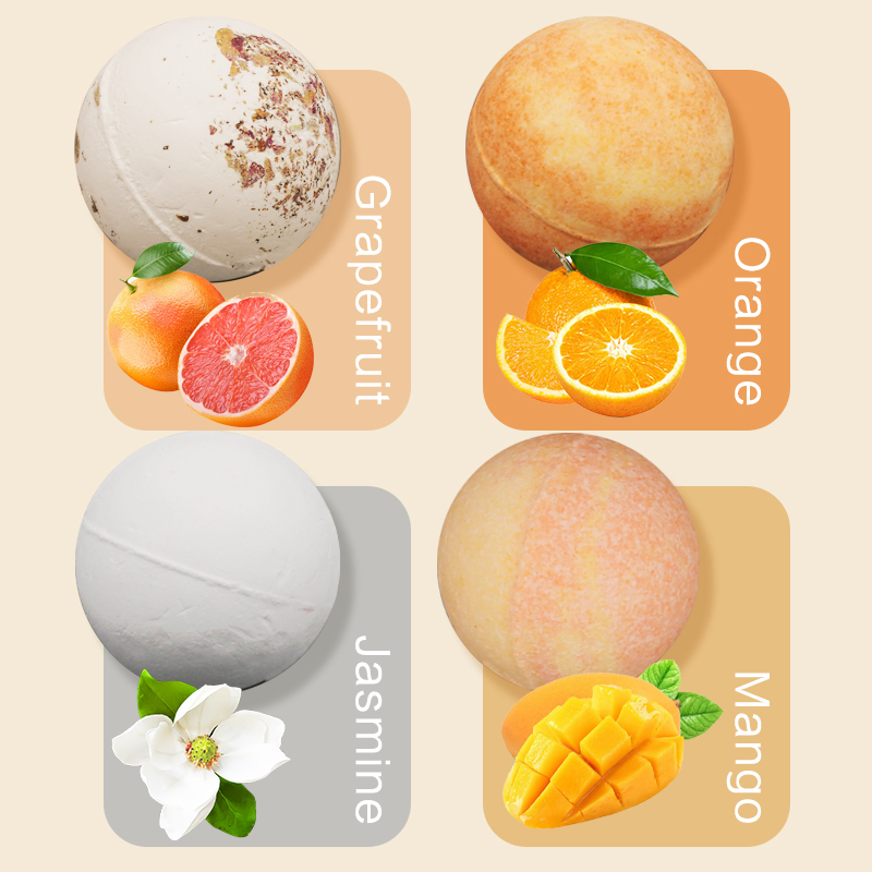 Hot-Selling All Natural Organic Ingredient Bubble Vegan Colorful Balls SPA Handmade Bath Bombs