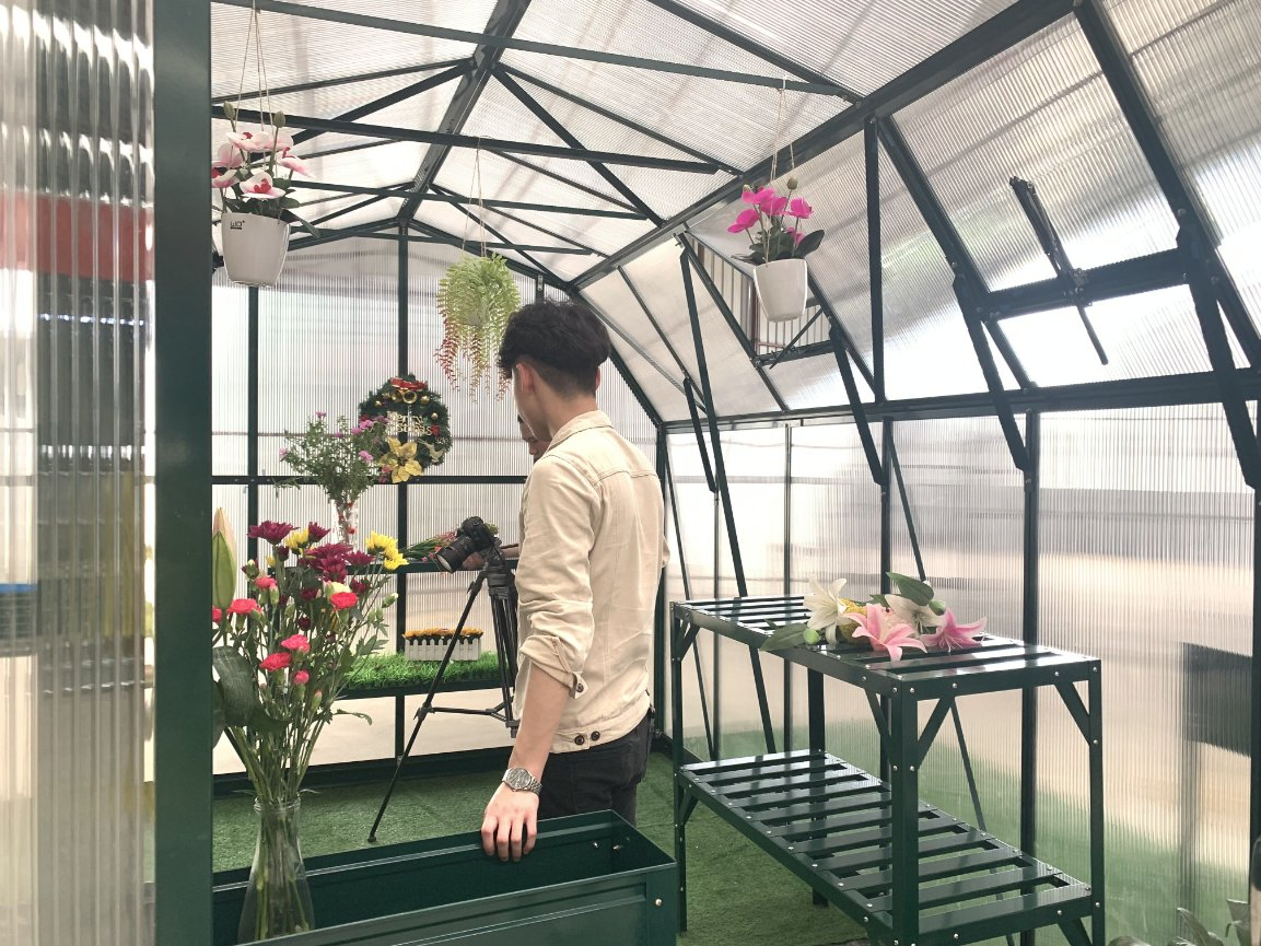 Decoration Table Set Steel Flower Stand Rdbench 1103698