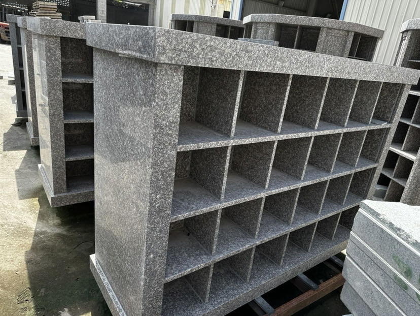 Assembled Nature Black Granite Columbarium for Tombstone Ceremony