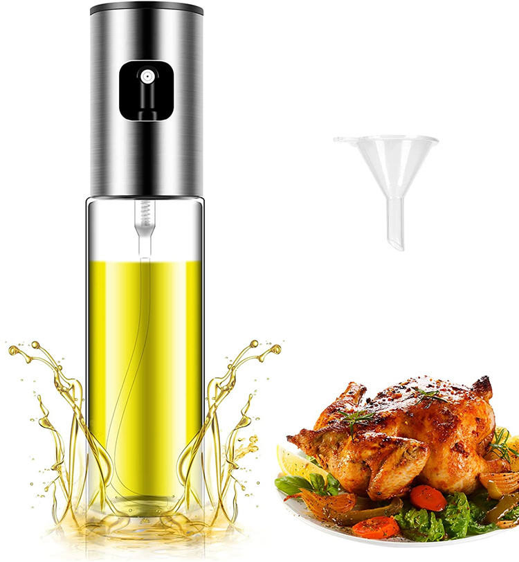 Factory Wholesale Portable BBQ Frying Grilling Kitchen Olive Oil Mist Sprayer Bottle
