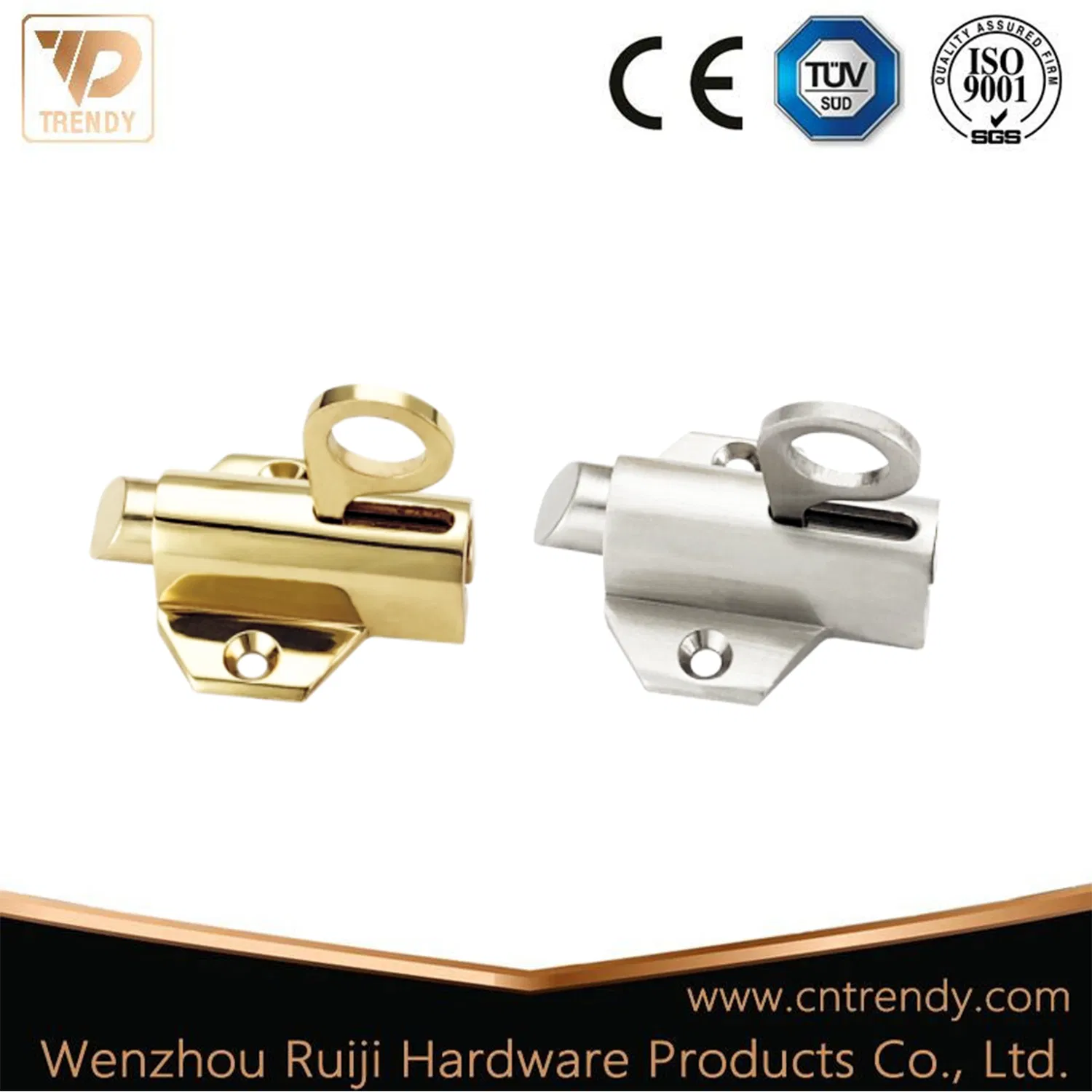 Door Hardware Zinc Alloy Window Door Guard in Gold Color (AC-3004)