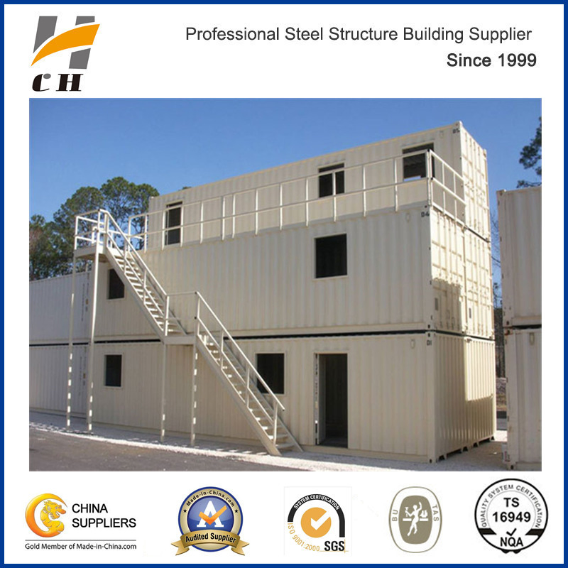 Factory Price Prefab/Prefabricated Light Weight Steel Structure Low Cost Worker Dormitory / Two Storey Office Container House Labor Camp for Africa