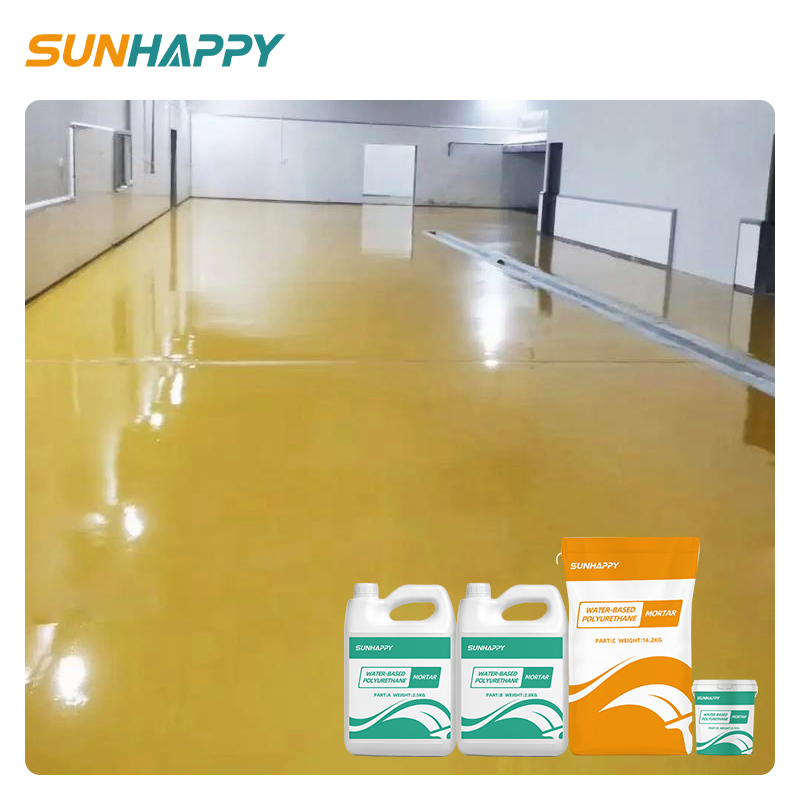 Industrial-Grade Water-Based PU Mortar for Food Chemical Paper Pulp Processing Self-Leveling Polyurethane Mortar