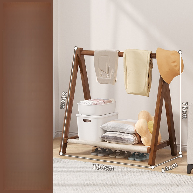 Foldable Indoor Clothes Rack Space-Saving Design for Bedroom, Living Room & Balcony