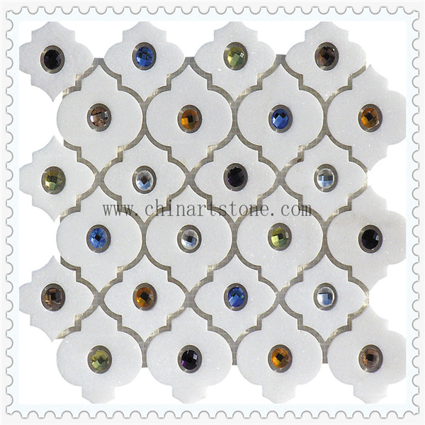 3D Marble Mosaic for Wall Tile