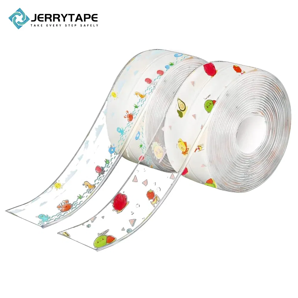 Jerrytape Transparent Printing Caulk Tape, Waterproof Self-Adhesive Sealing Strip, China Supplier