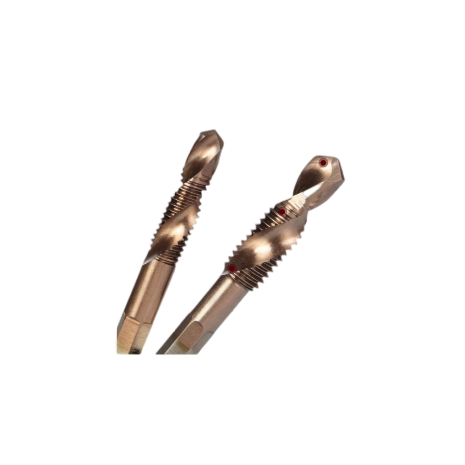 HSS Metric Hex Shank High Speed Steel Spiral Flute 2-In1 Combination Drill and Tap Bits M10 X 1.5