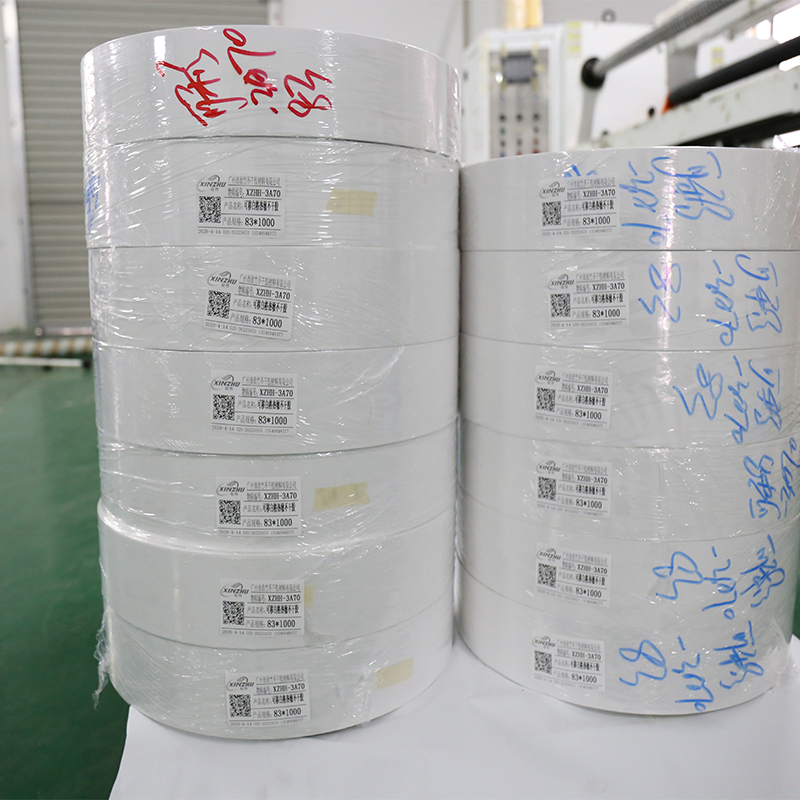Removable Waterproof Direct Thermal Printing Self Adhesive Material No Residue Label