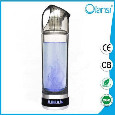 500ml H2 O2 Separate Hydrogen Water Bottle, Korea Spe Hydrogen Water Maker Free of Ozone and Residual Chlorine, Ion Exchange Membrane Hydrogen Water Generator