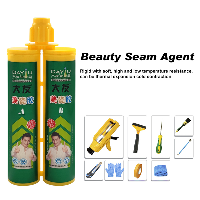2 Part Epoxy Tile Sealer High Gloss Abrasion Chemical Resistant Tile Grout for Floor Porcelain Tiles