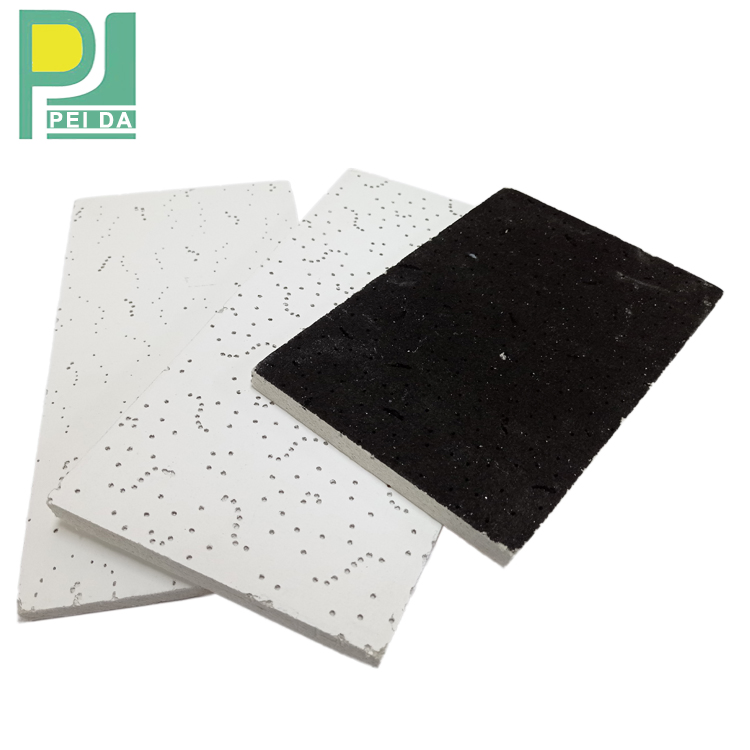 Ceiling Tiles 12mm Mineral Fiber Planks with Square Edge