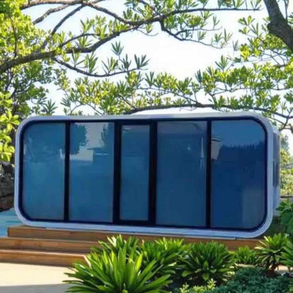 High Quality Apple Cabin Prefab House New Design Green House for Villa