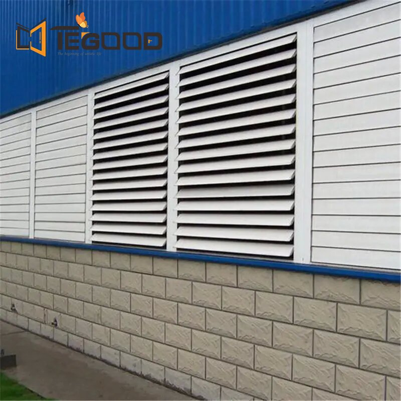 Remote Control Vertical Aluminum Motorized Sun Shade Louver