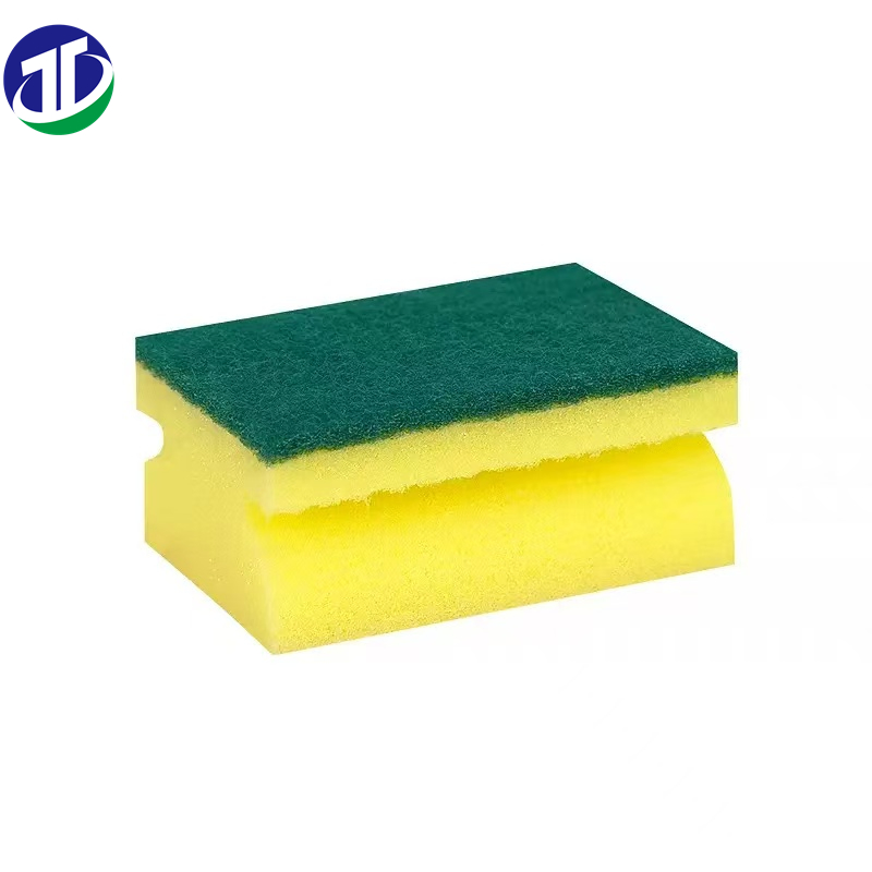 Cleaning Product Green Scouring Pad Scour Sponges Pink Scouring Pad