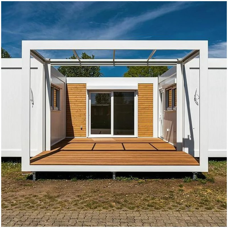 Custom Durable Outdoor 20FT Detachable Prefab Container House with Toilet and Kitchen