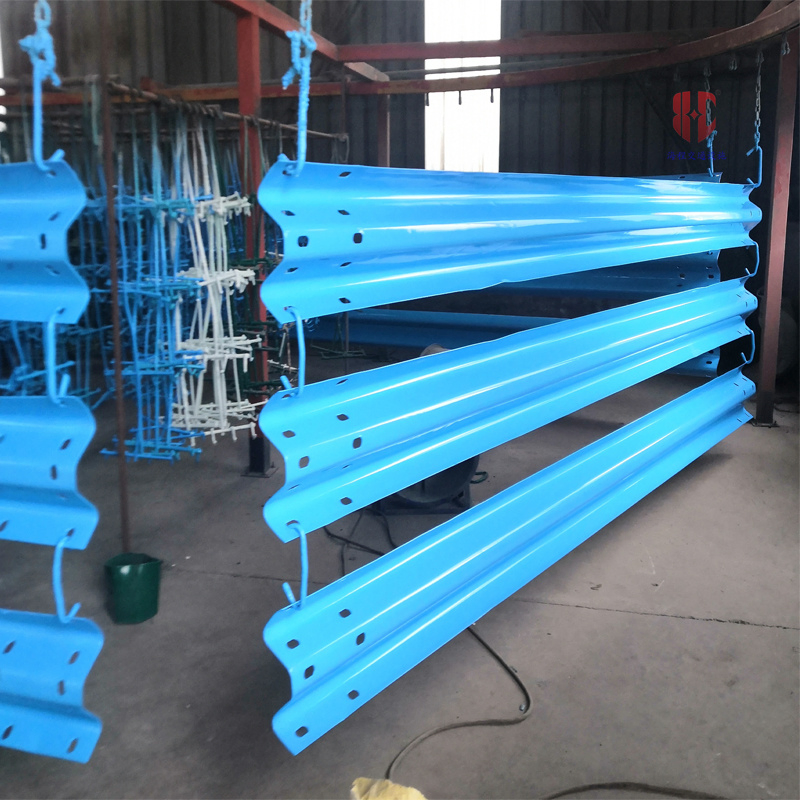 Hot Dipped Galvanized Road Guardrail Q235 W Beam Guardrail