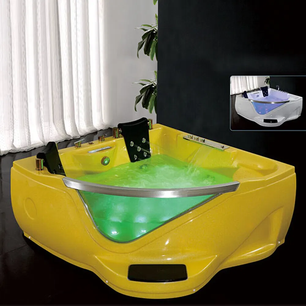 Угловая гидромассажная ванна HANSE с LED-подсветкой