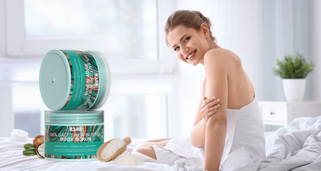 Wholesale Exfoliating Organic Dead Sea Salt Scrub Nourishing Exfoliator Face Body Scrub