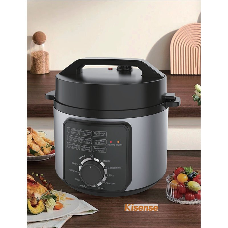 Mechanical Control Electric Pressure Cooker with 30-Minute Timer Function