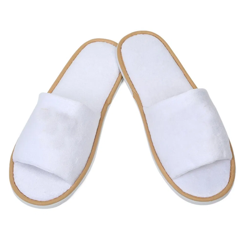 Wholesale Closed Toe Hotel Home Cotton Indoor Slipper Custom Slippers