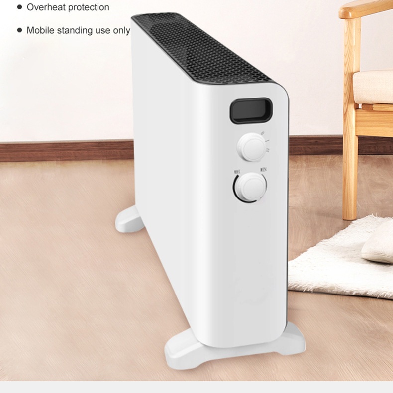 2000W Portable Full Room Radiant Space Heater with Adjustable Thermostat