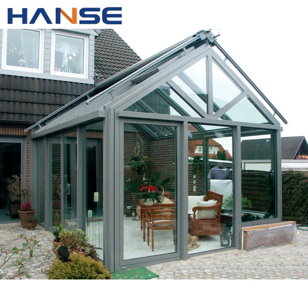 Aluminum Frame Glass Room Indoor Growing Greenhouse Aluminum Prefab Sunroom Prefabricated Triple Glazing Sun Shade Safety Glass Garden House Conservatory