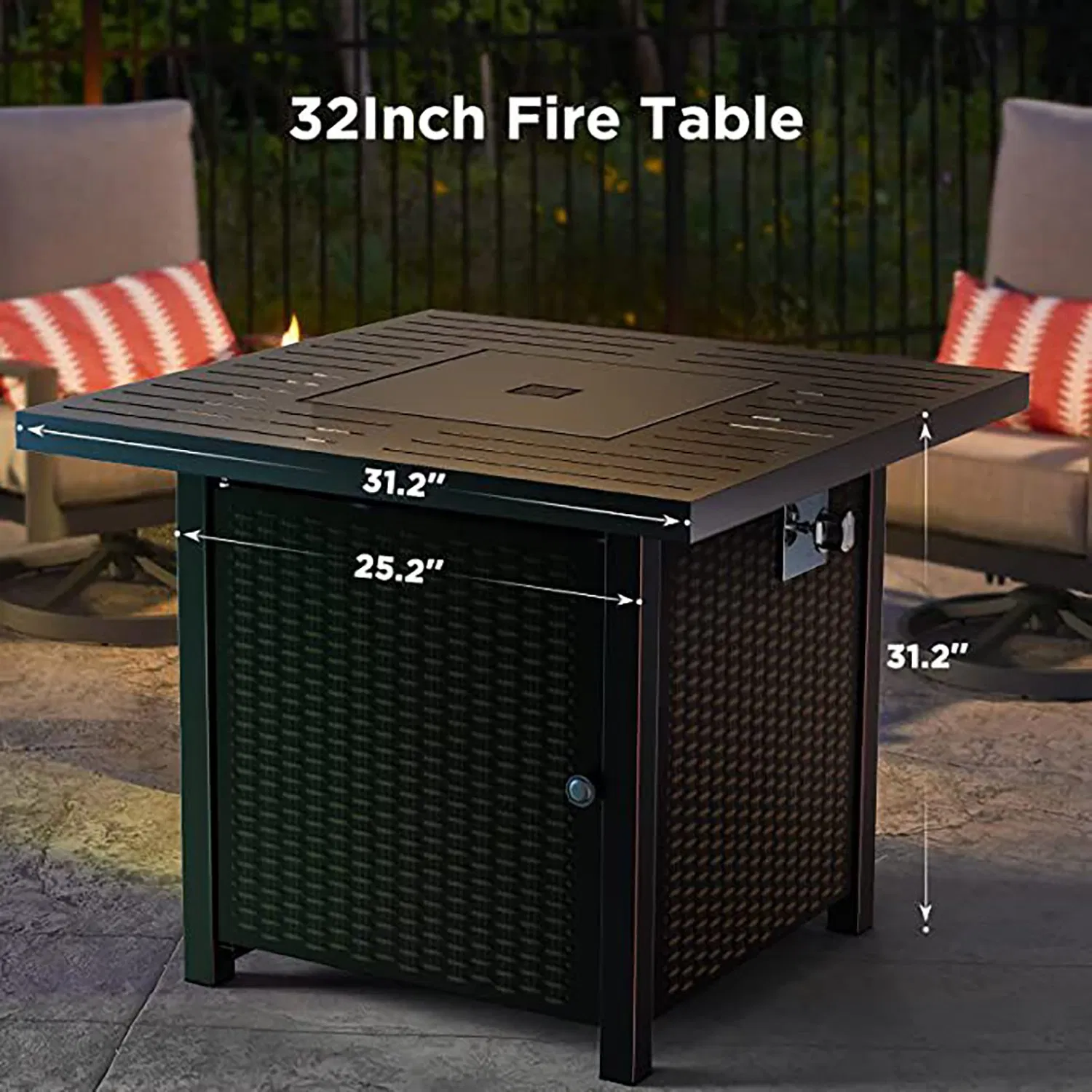 Портативный уличный костёр-стол OTIA