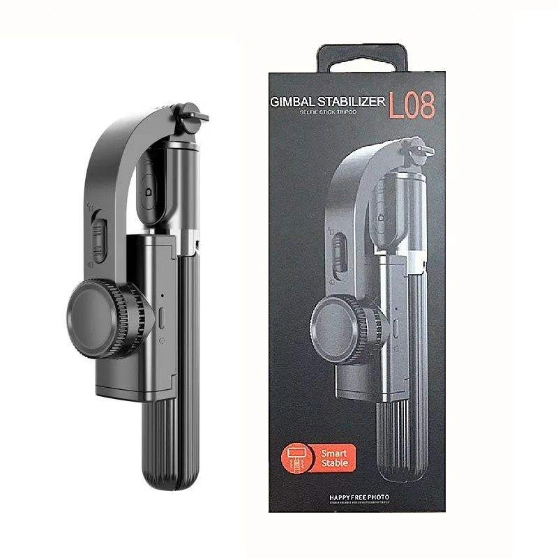 Portable Wireless Selfie Stick Tripod Single Axis Handheld Stable Shooting Selfie Stick with Gimbal Stabilizer