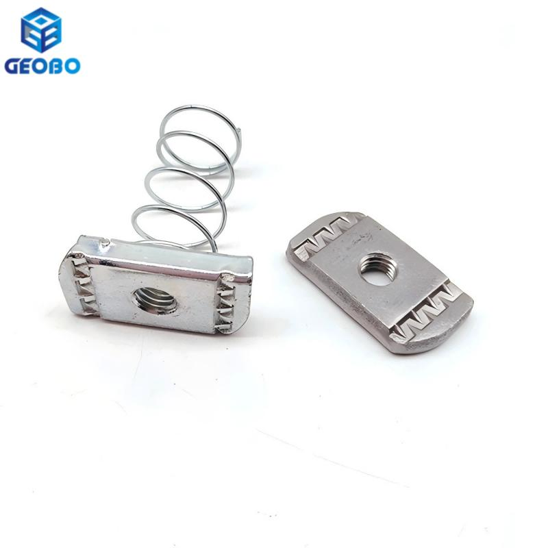Solar Accessories Carbon Steel Stainless Steel Channel Spring Nut