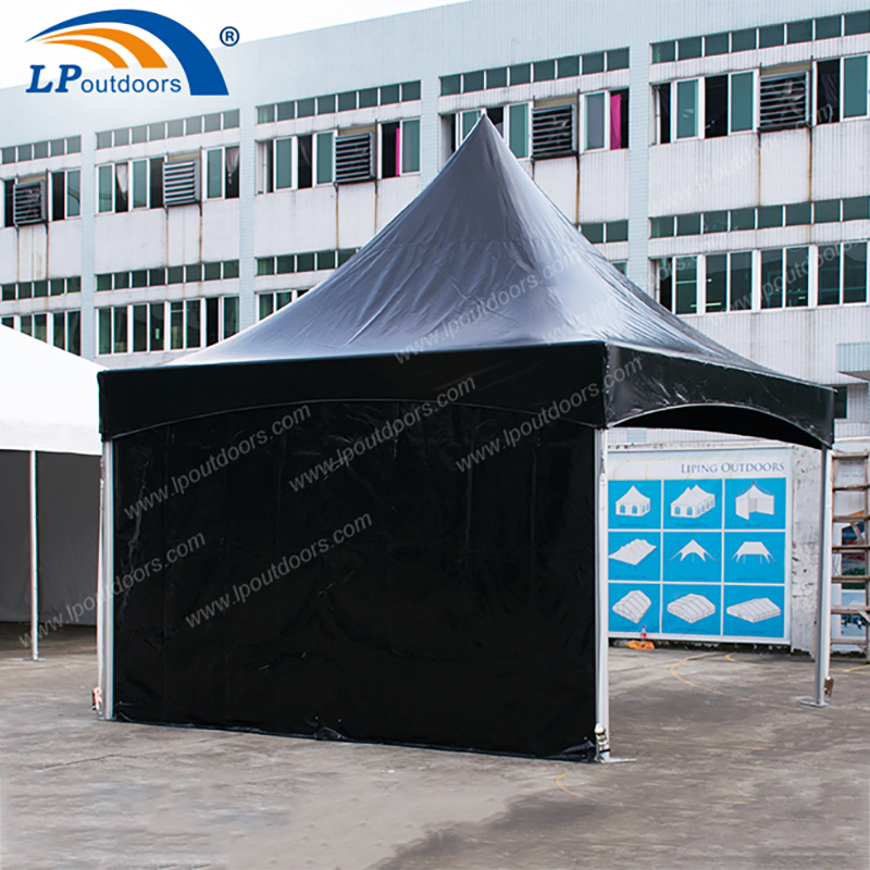6X6m Aluminum Black High Peak Pinnalce Tent for Outdoor Wedding Party Event