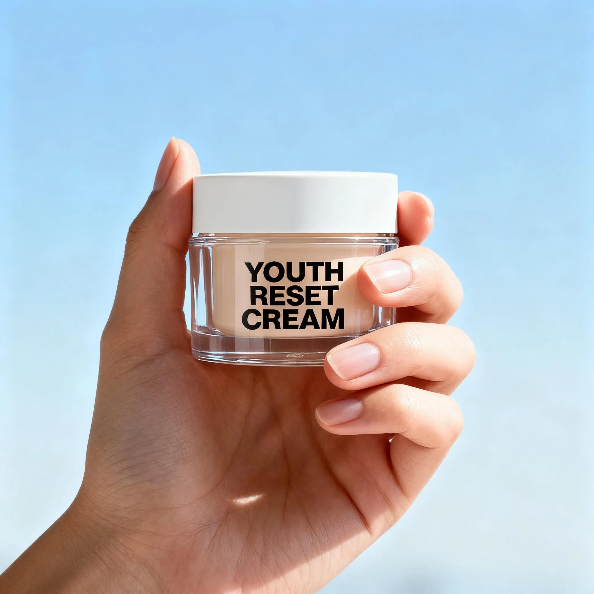 Organic Anti-Wrinkle Face Cream with Blue Copper Peptide for Daily Care and OEM Manufacturing