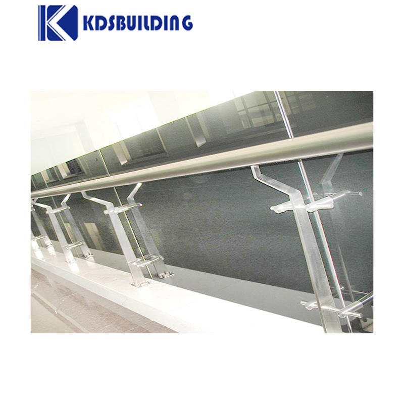 Modern Security Glazed Handrail Stainless Balusters Decorative Laser Cutting Panels Balcony Railing