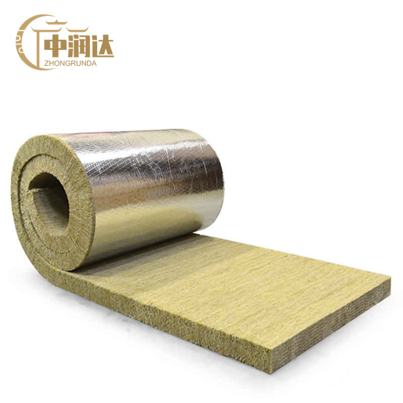 Heat Insulation Perforated Aluminum Foil Faced Rock Wool Blanket