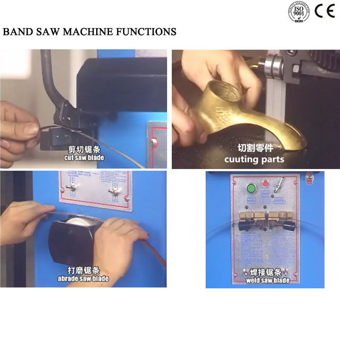 Ленточная пила по металлу вертикальная промышленная