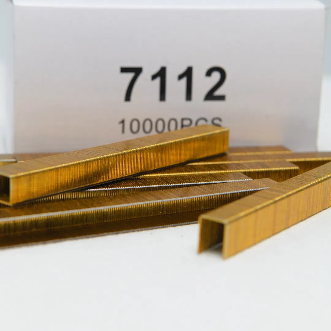 Senco C/71 Series 7104 7106 7108 7110 7112 7114 7116 Fine Wire Staples Stapler 22 Ga Galvanized 3/8\" Crown for Furniture