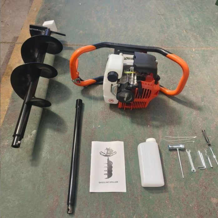 1e44f Gasoline Ground Drilling Small Agricultural Earth Auger