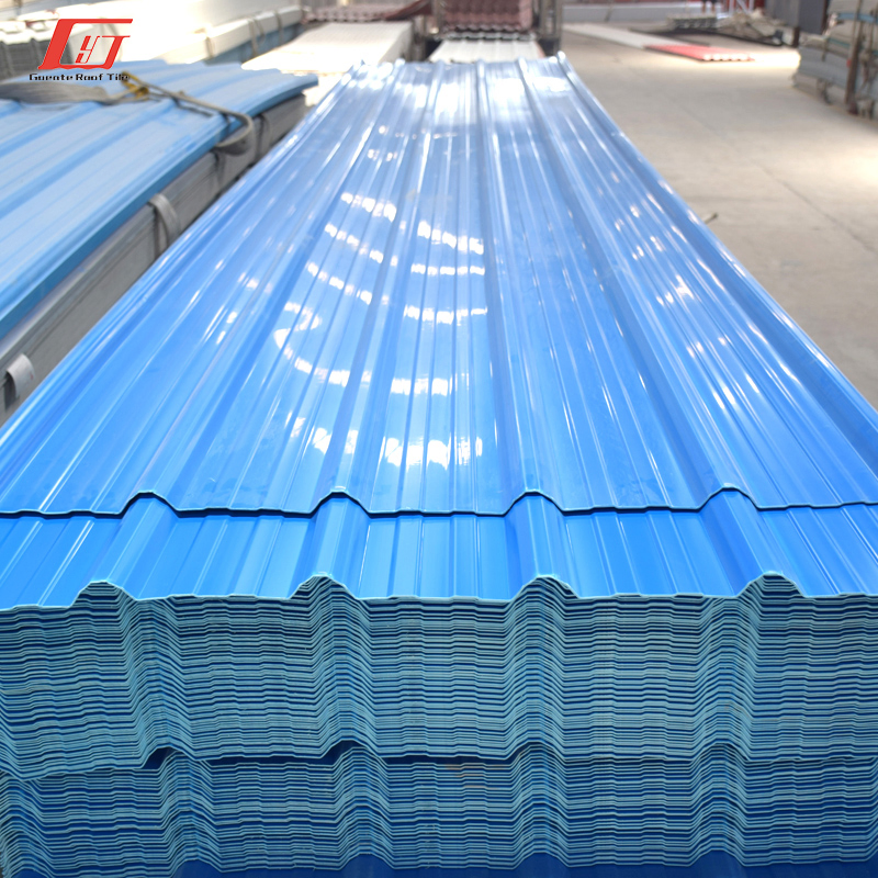 1.2-3.0mm UPVC / ASA UPVC Plastic Roofing Sheet 10-25years Guarantee UV Protect Roof Tile