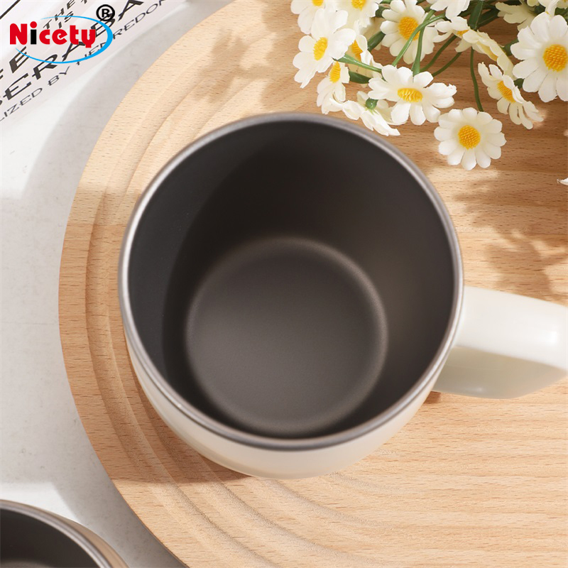 430ml Customized Titanium Tumbler Eco-Friendly Thermo Coffee Mug Classic Design Travel-Friendly