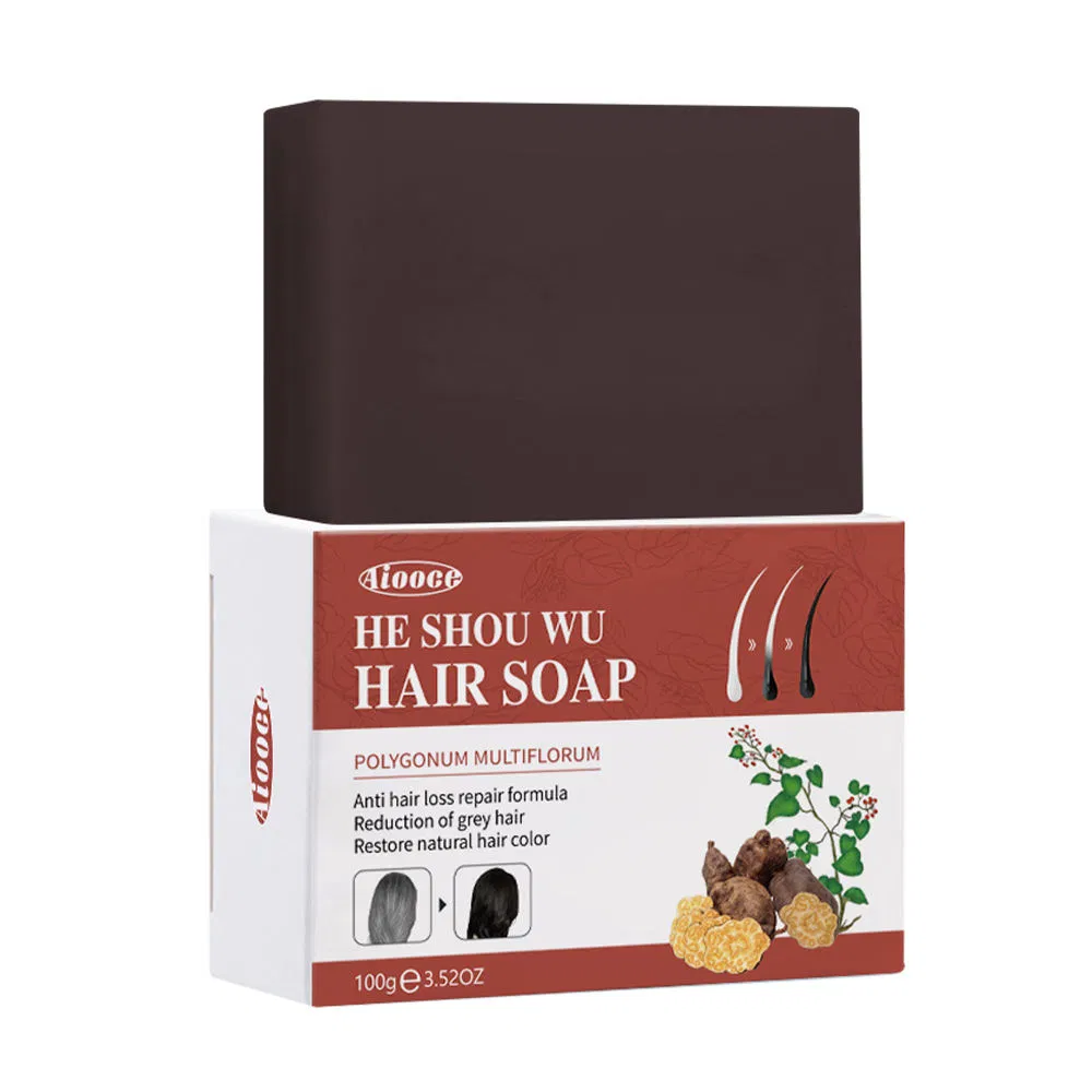 Aiooce Polygonum Multiflorum Herbal Anti Loss Grey Hair Soap