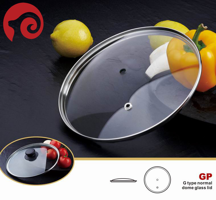 FDA LFGB G Type Tempered Glass Lids for Cookware Glass Pot
